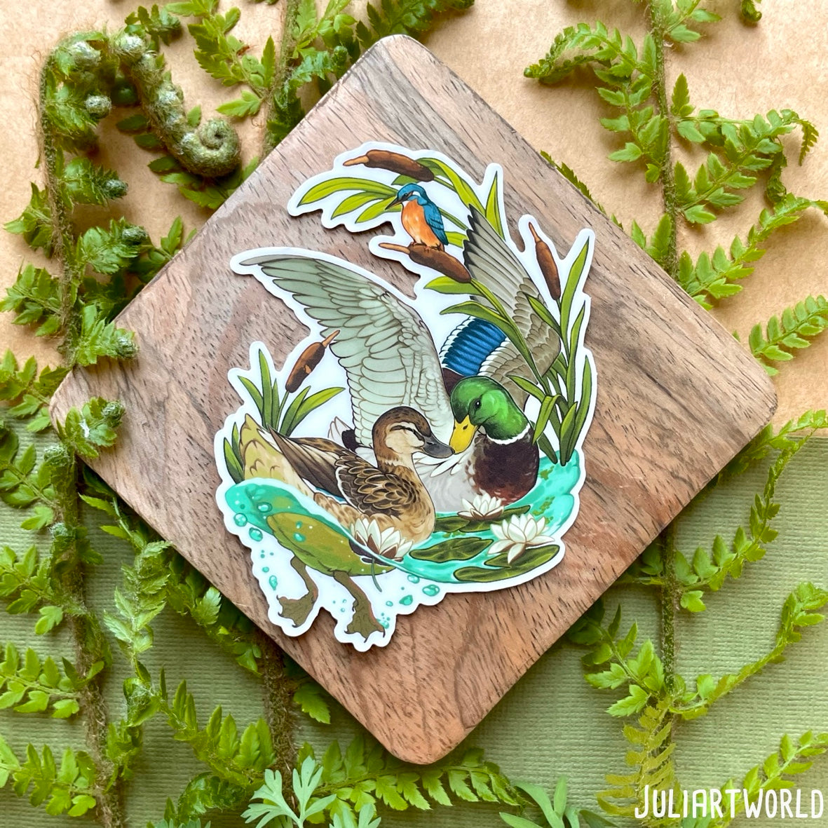 STICKER - OF SEA AND FIELDS (US)