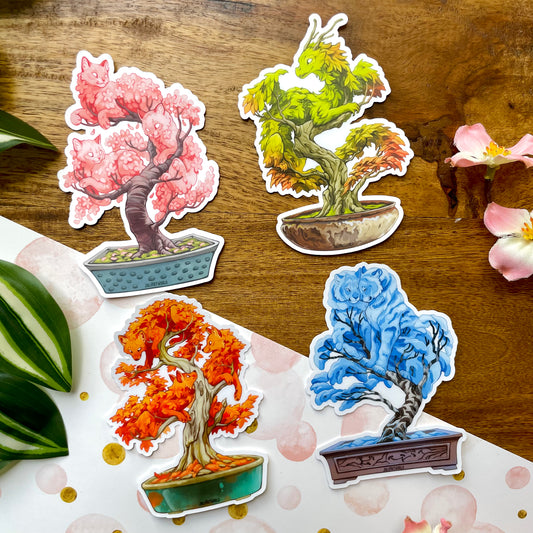 STICKER- BONSAI TREES