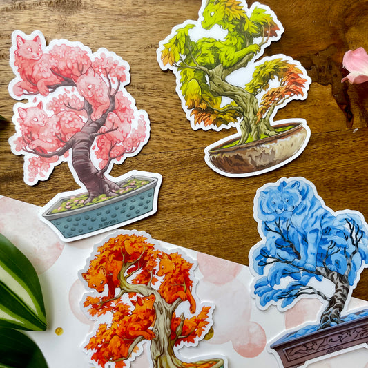 STICKER- BONSAI TREES
