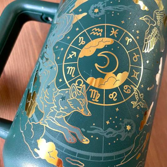 TUMBLER - STAR CHART GREEN
