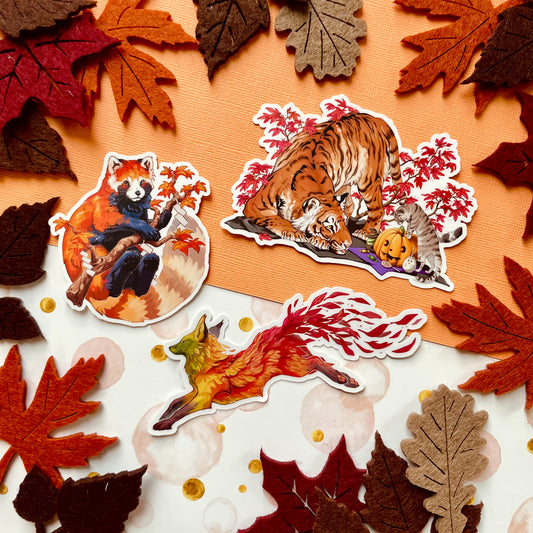 STICKER- AUTUMN LEAVES