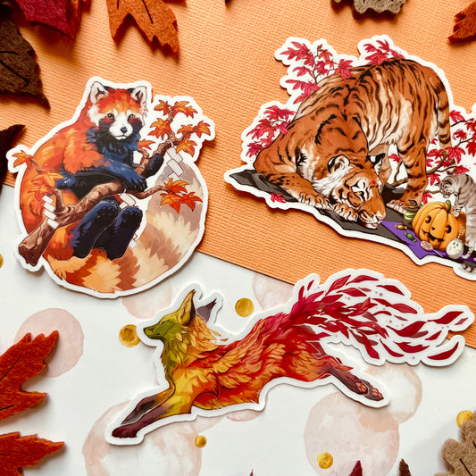 STICKER- AUTUMN LEAVES