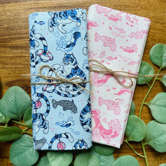 FABRIC SET - TIDAL TIGERS