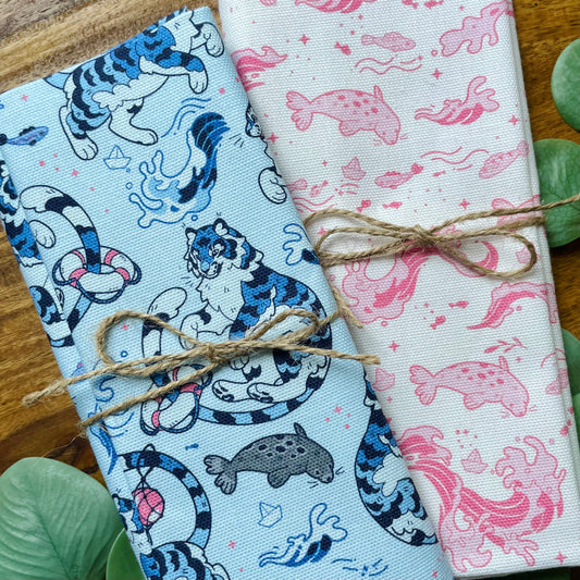 FABRIC SET - TIDAL TIGERS