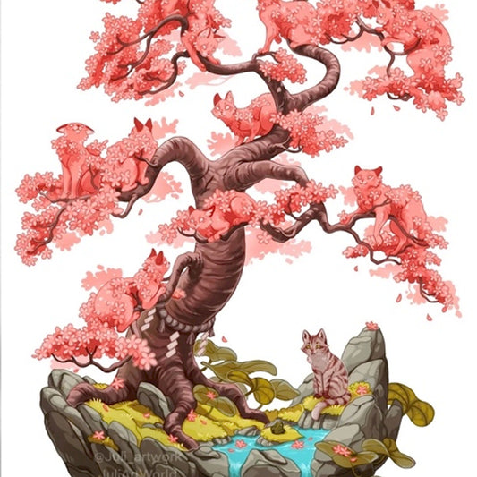 PRINT - SPRING CATS