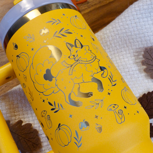 TUMBLER - PUMPKIN FOX