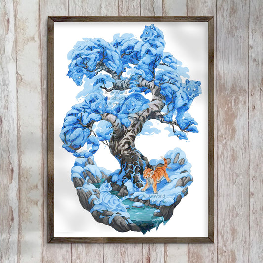 PRINT - WINTER TIGERS