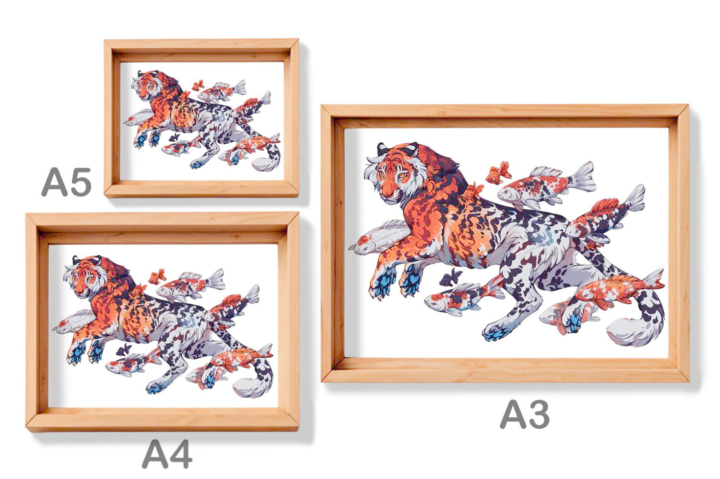PRINT - KOI TIGER