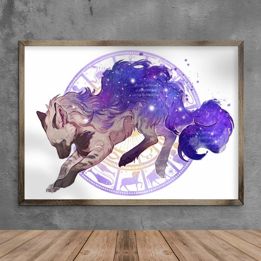 PRINT - NEBULA HYENA