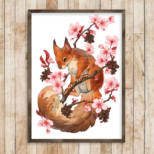 PRINT - SQUIRREL