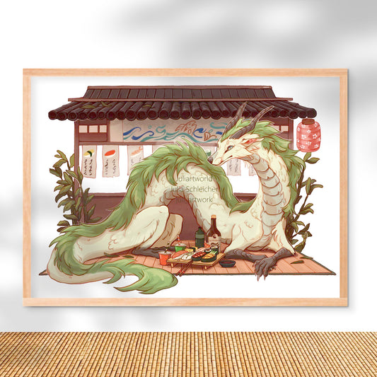 PRINT - SUSHI DRAGON