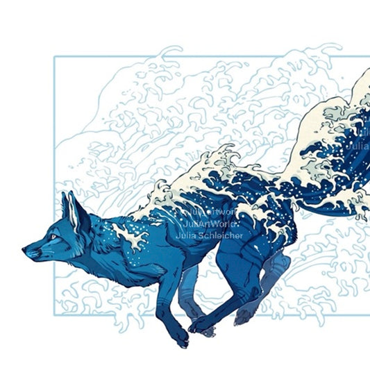 PRINT - WAVE FOX