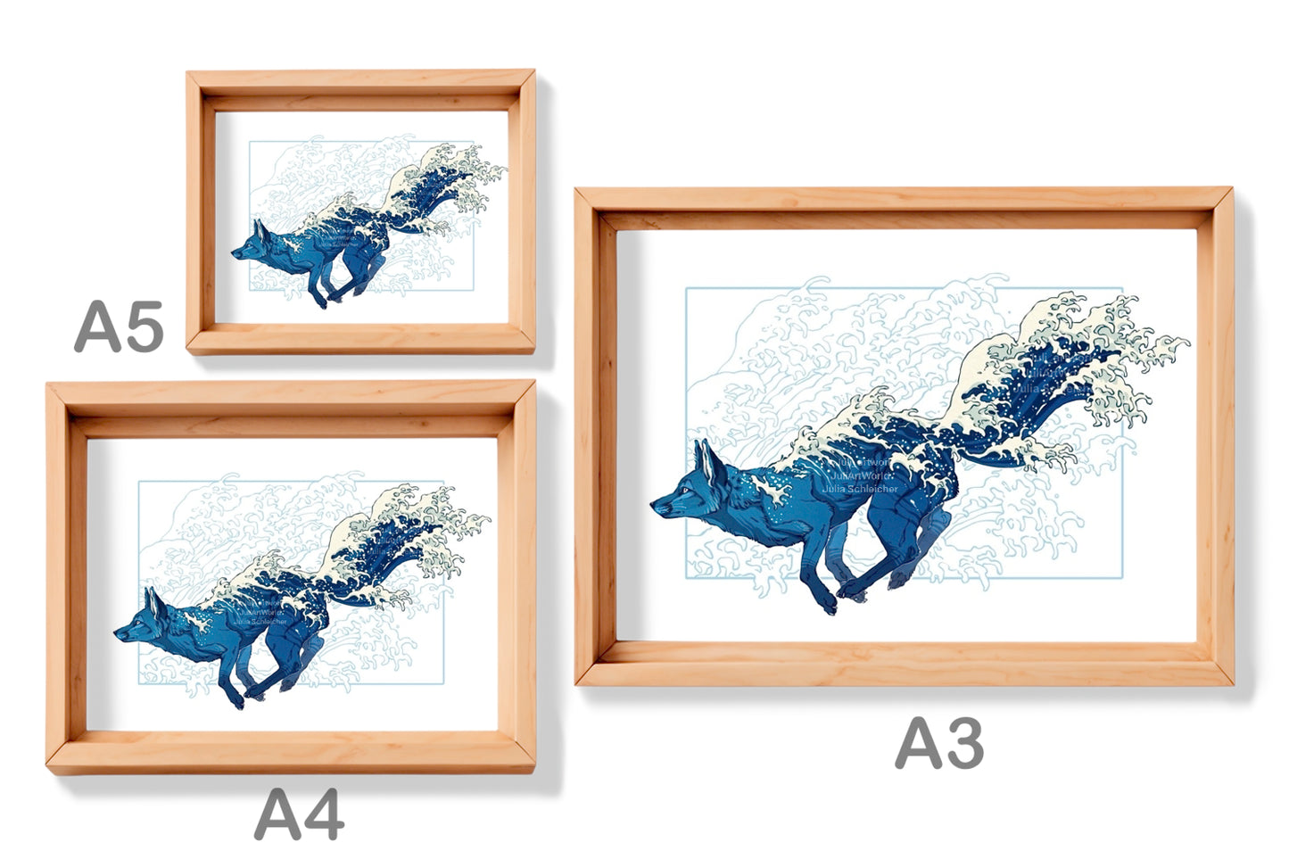 PRINT - WAVE FOX