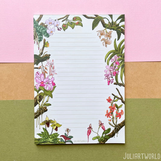 NOTEPAD - ORCHIDS