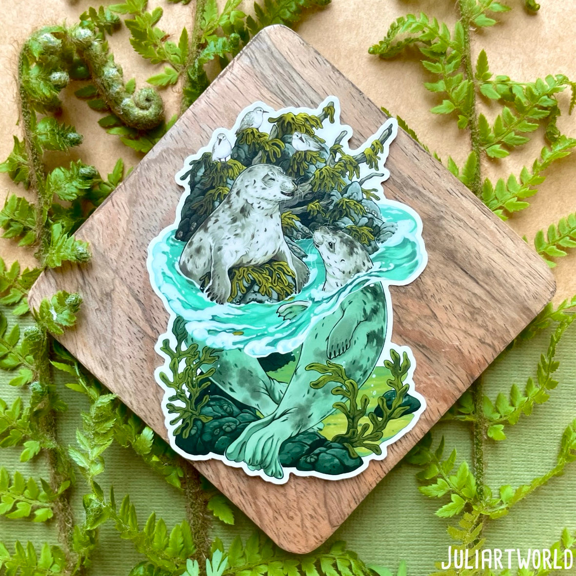 STICKER- OF SEA AND FIELDS