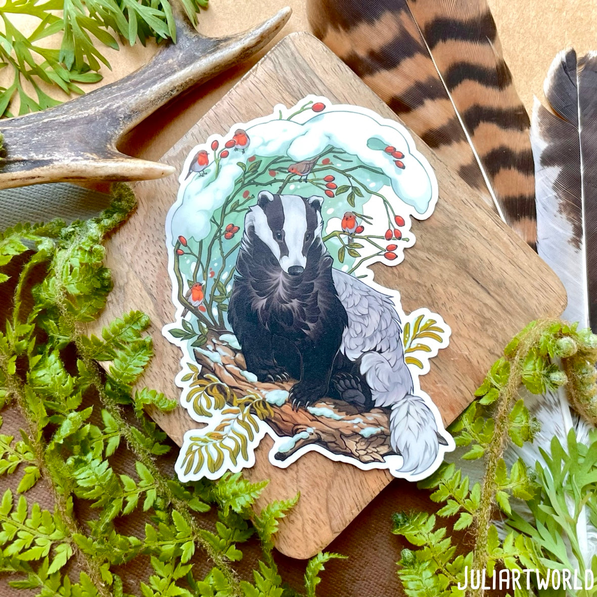 STICKER- AUTUMN FOREST