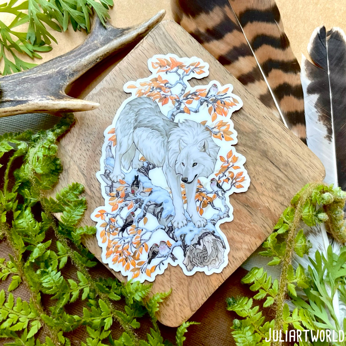 STICKER- AUTUMN FOREST