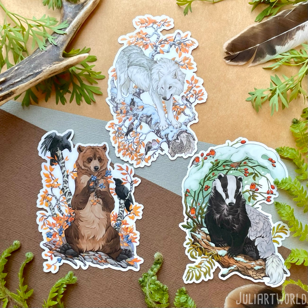 STICKER- AUTUMN FOREST