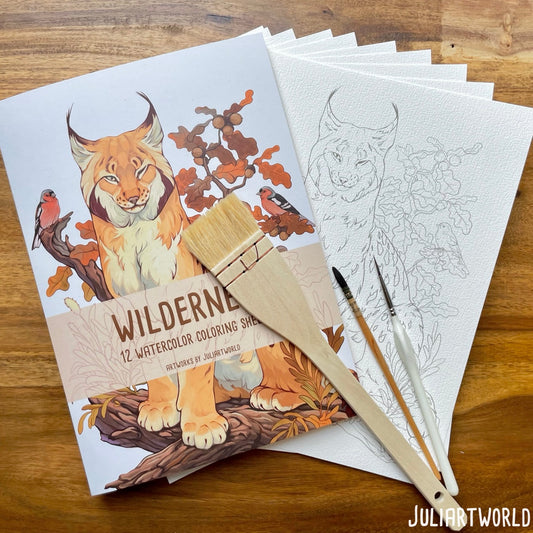 COLORING SET - WILDERNESS