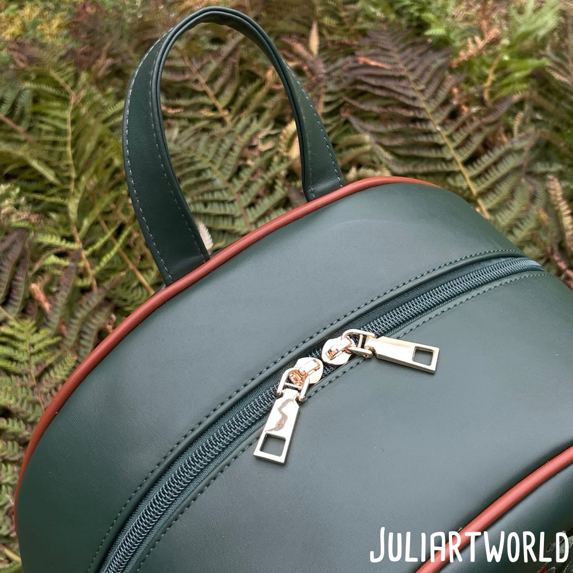 !PREORDER! BACKPACK -SLEEPY FOX WOODLAND GREEN