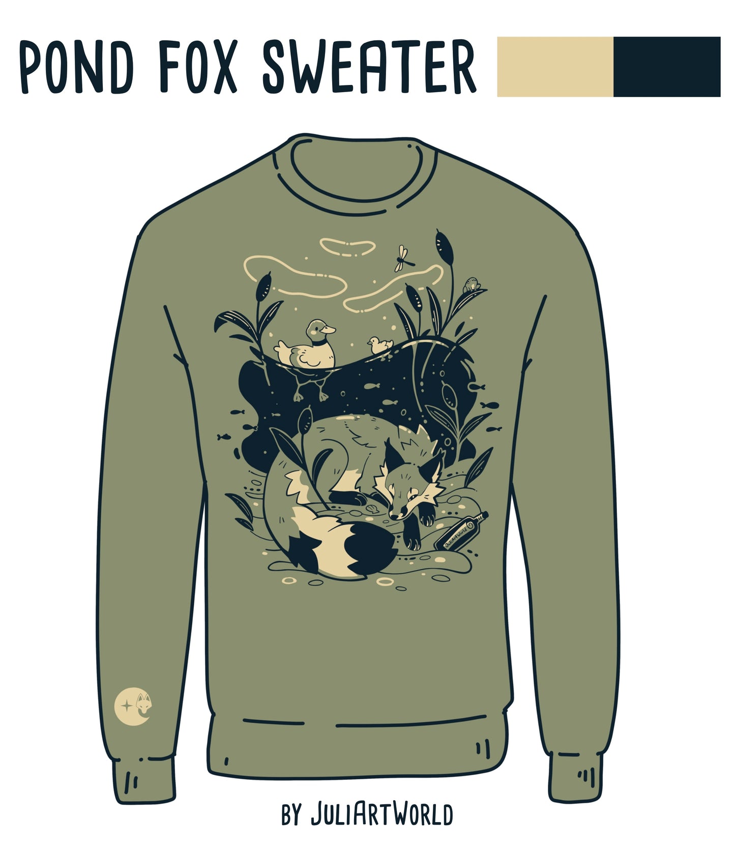 SWEATSHIRT - POND FOX