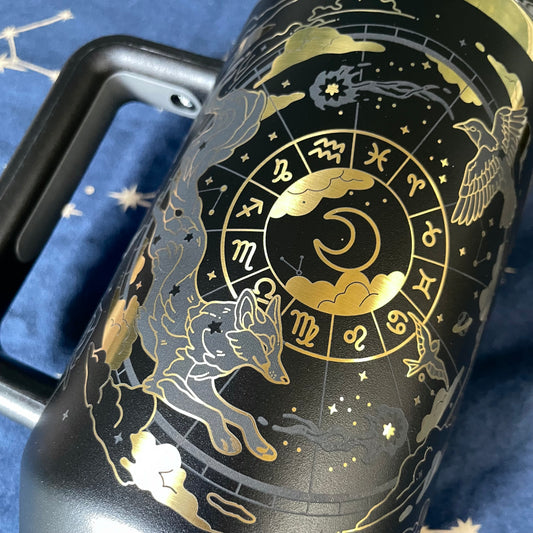 TUMBLER - STAR CHART BLACK