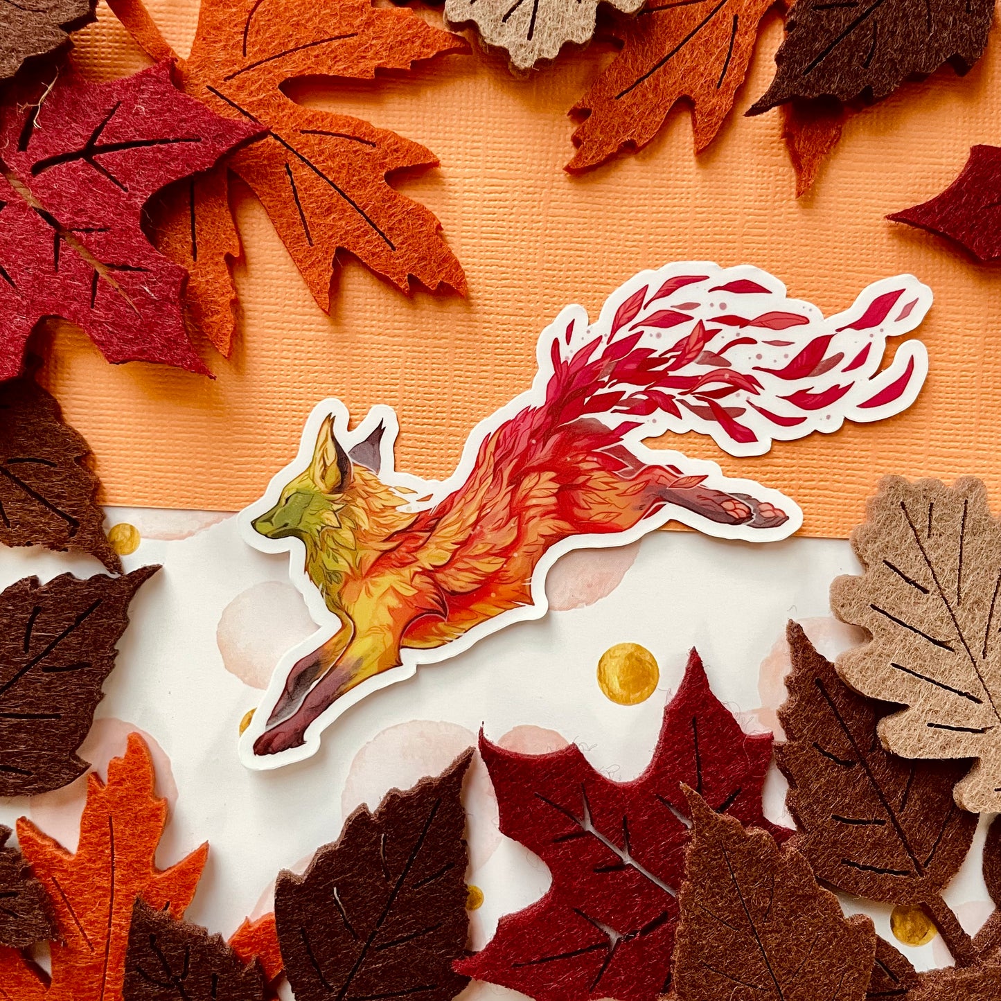 STICKER- AUTUMN LEAVES