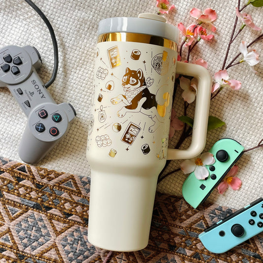 TUMBLER - SHIBA INU GOLD