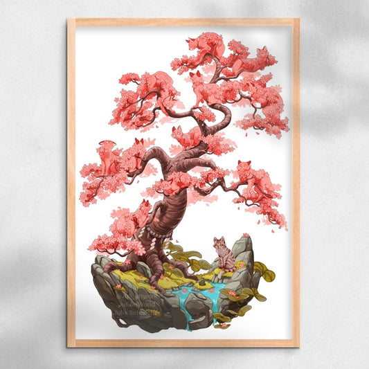 PRINT - SPRING CATS