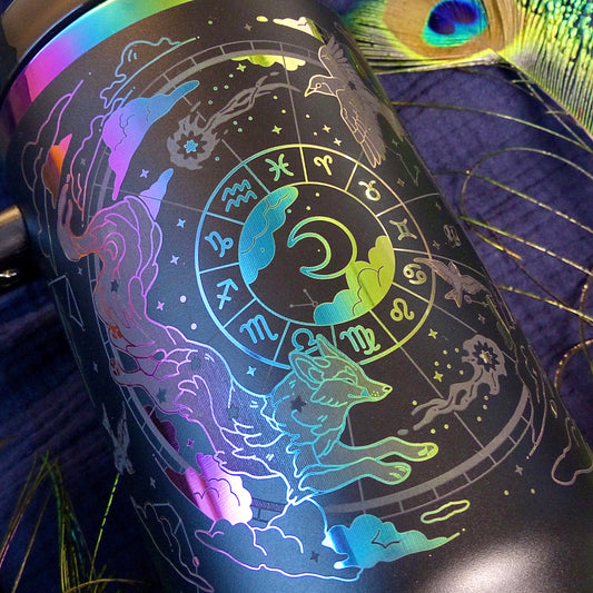 TUMBLER - STAR CHART BLACK HOLO