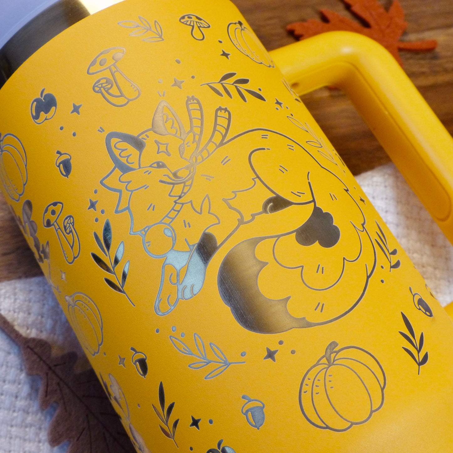 TUMBLER - PUMPKIN FOX