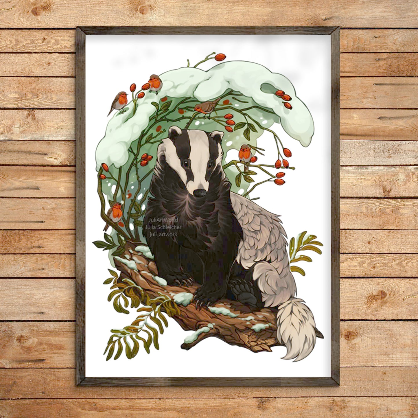 PRINT - BADGER