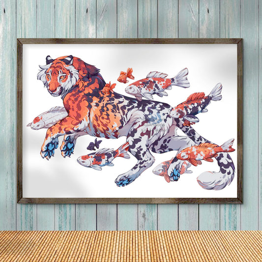 PRINT - KOI TIGER