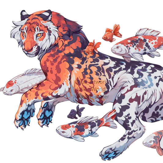 PRINT - KOI TIGER