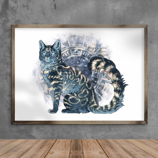 PRINT - MOON CAT
