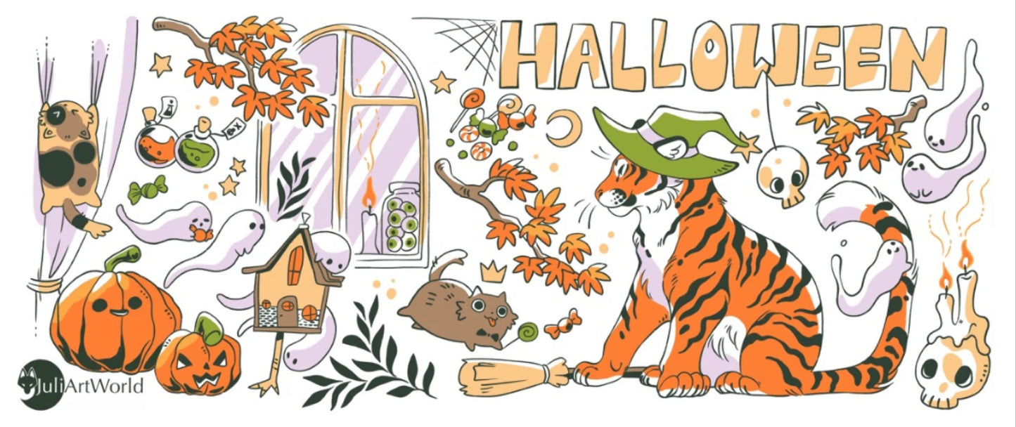MUG - HALLOWEEN TIGER