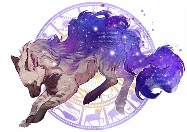 PRINT - NEBULA HYENA