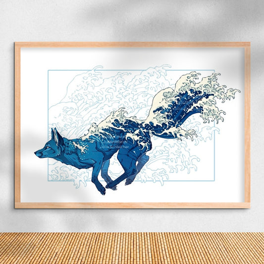 PRINT - WAVE FOX