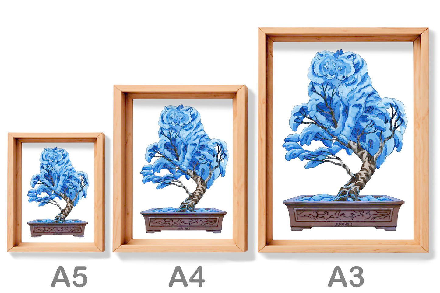 PRINT - WINTER BONSAI